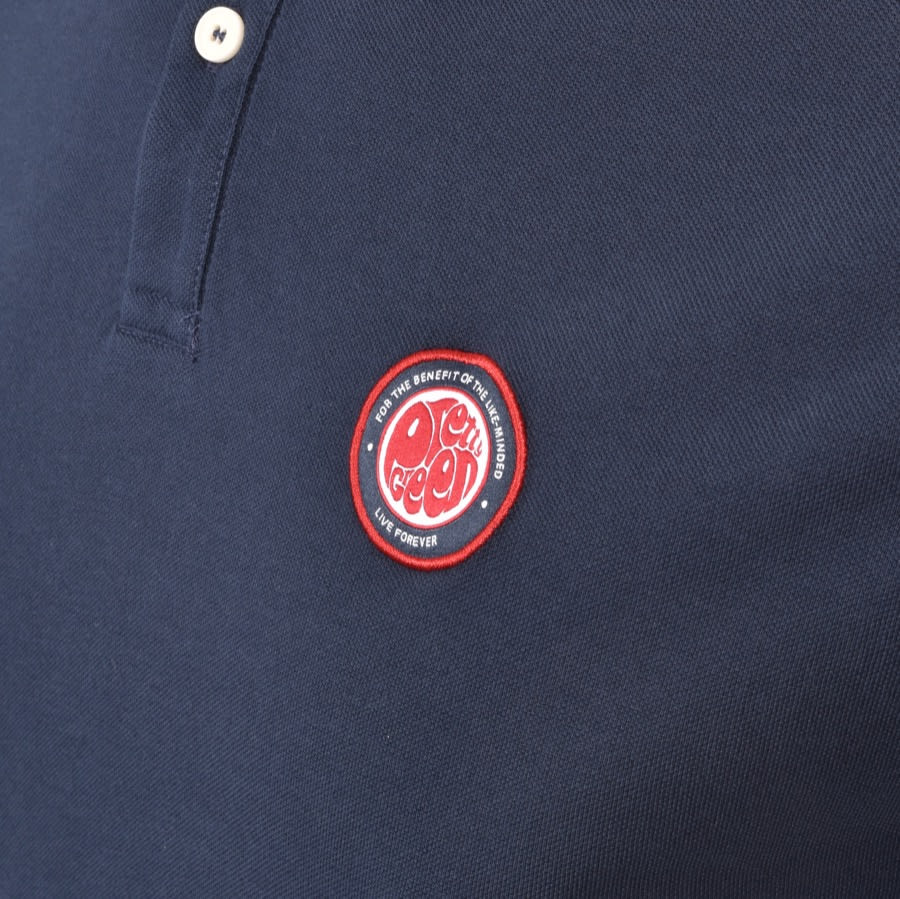 Alternative Image for ProductPretty Green Like Minded Logo Polo T Shirt Navy3